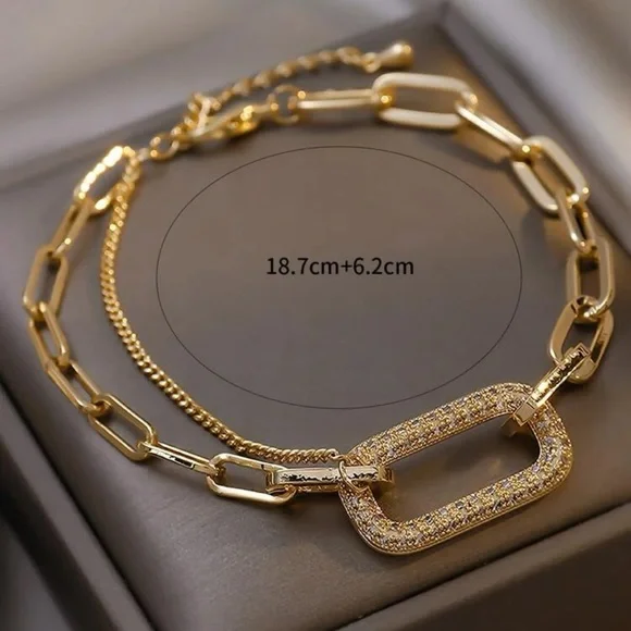 Rhinestone Decor Bracelet - Picture 4 of 4